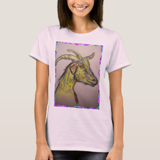 T-shirt dessin de chèvre