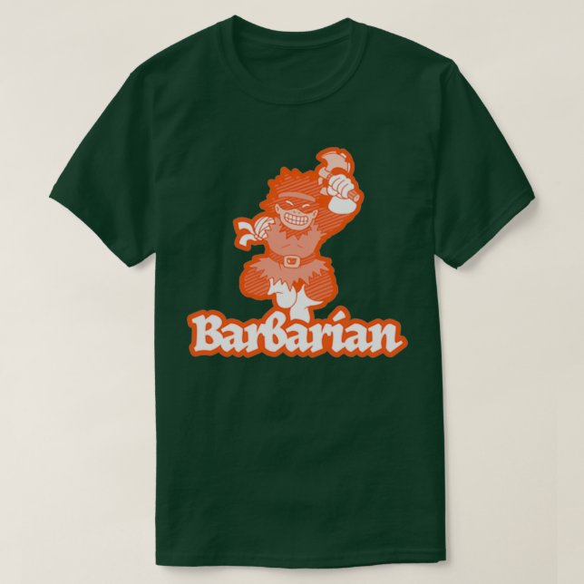 T-shirt Dessin de classe barbare (Design devant)