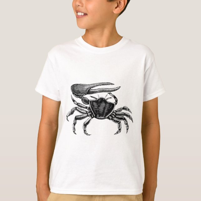 T-shirt Dessin de crabe de violoneur (Devant)