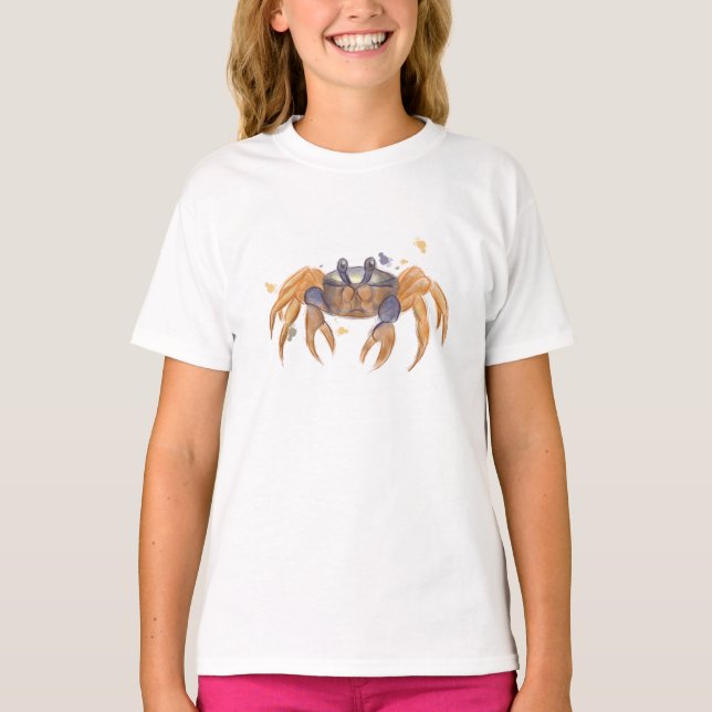T-shirt Dessin de crabe mou (Devant)