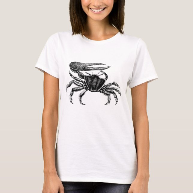 T-shirt Dessin de crabe violoniste (Devant)