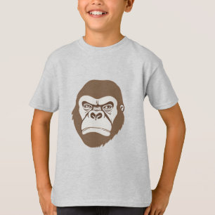 T-shirt Dessin de dessin de Gorilla