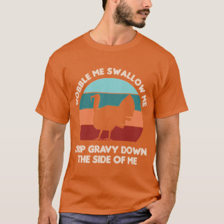 T-shirt Dessin de dinde de Thanksgiving pour masque de soi