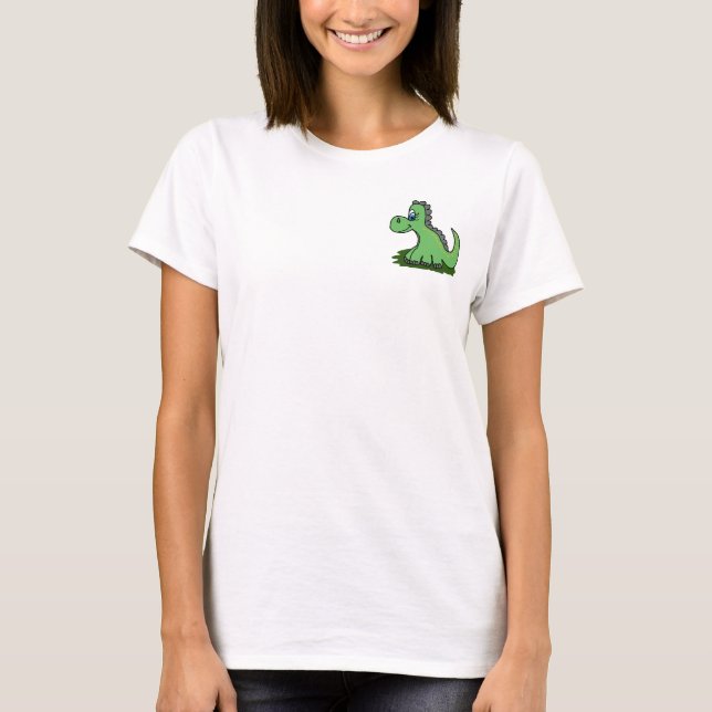 T-shirt dessin de dinosaurio (Devant)