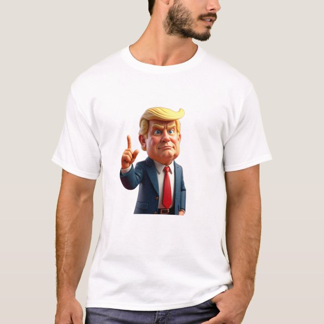 T-shirt Dessin de Donald Trump (Devant)