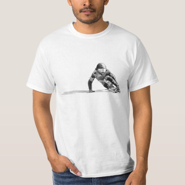 T-shirt Dessin de Downhiill (Devant)