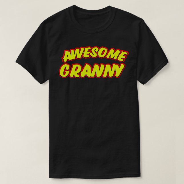 T-shirt Dessin de Granny (Design devant)