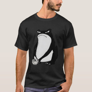 T-shirt Dessin de grenouille grincheuse japonaise par Mats