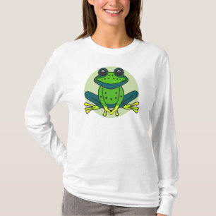 T-shirt Dessin de grenouille verte