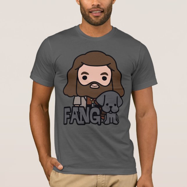 T-shirt Dessin de Hagrid et Fang (Devant)