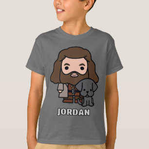 T-shirt Dessin de Hagrid et Fang en cartoon