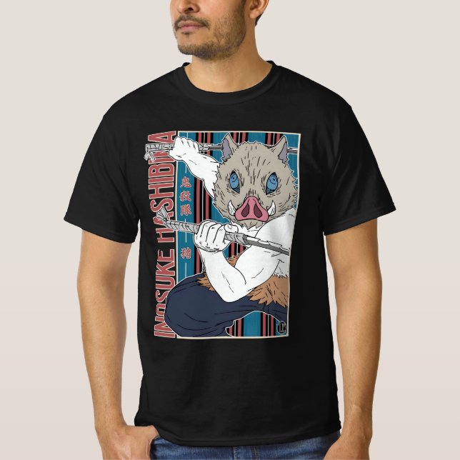 T-shirt Dessin de Hashibira Inosuke (Devant)