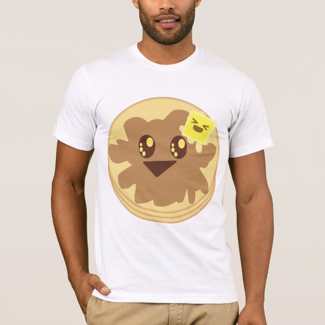 T-shirt Dessin de Kawaii Cute Pancakes (Devant)