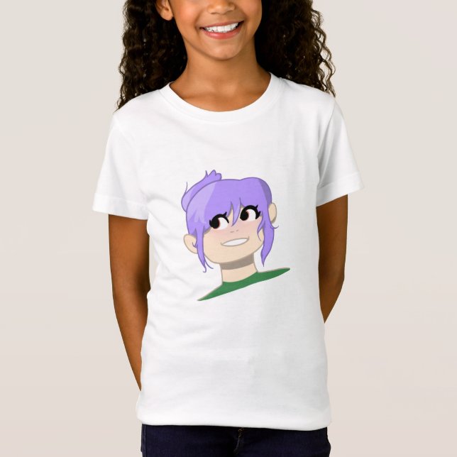 T-Shirt Dessin de la jeune femme (Devant)
