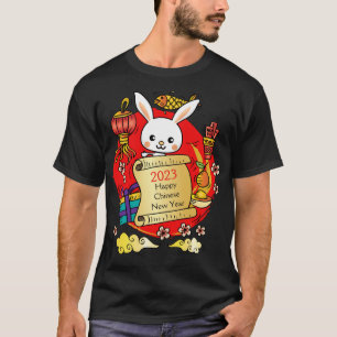 T-shirt Dessin de lapin du Nouvel An chinois