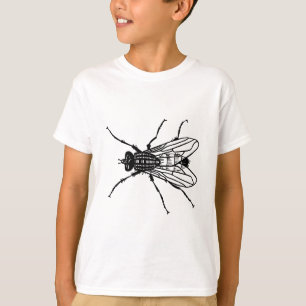 T-shirt Dessin de mouche - l'insecte, parasite, vole