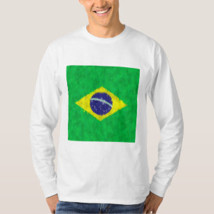T-shirt Dessin de peinture à l'huile du Brésil