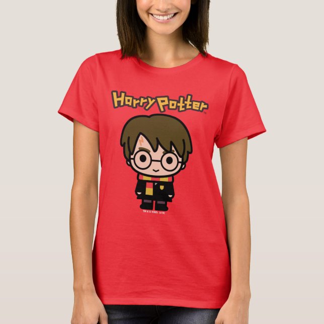 T-shirt Dessin de personnage de cartoon Harry Potter (Devant)