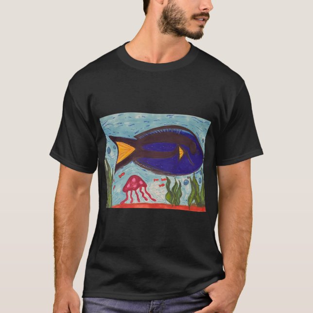 T-shirt Dessin de poisson (Devant)