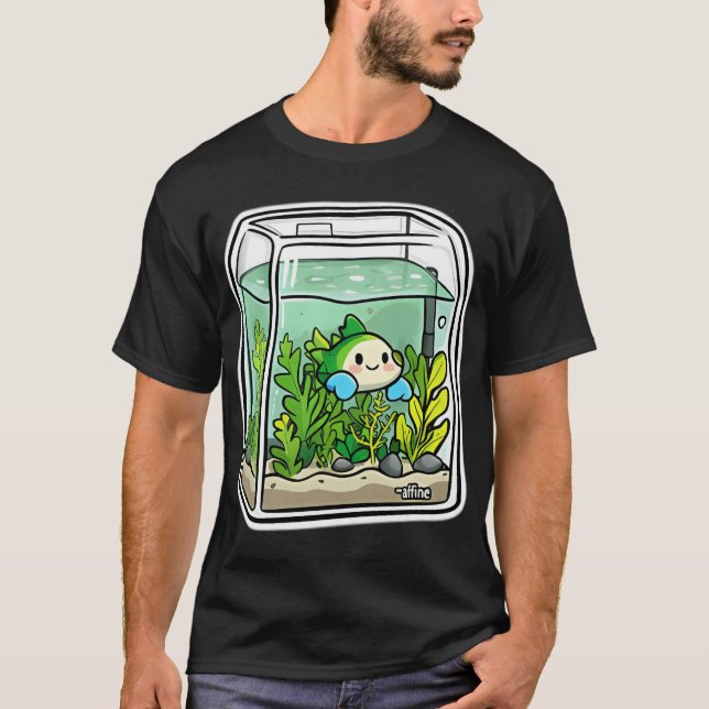 T-shirt dessin de poisson clown flocon de neige (Devant)