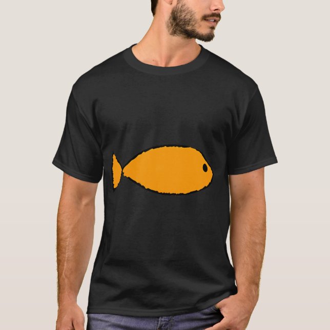 T-shirt Dessin de poisson simple (Devant)
