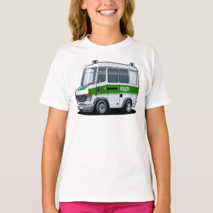 T-shirt Dessin de police Van