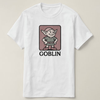 T-shirt Dessin de Retro Goblin | BKANC SEULEMENT