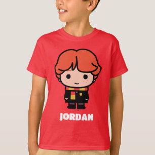T-shirt Dessin de Ron Weasley en personnage de dessin anim