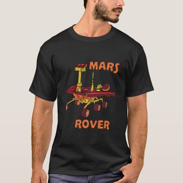 T-shirt Dessin de Rover Nasa Mars (Devant)