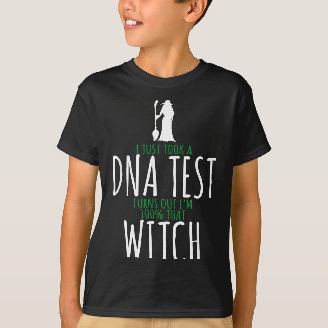 T-shirt Dessin de sorcière - 100% cette sorcière - drôle d (Devant)