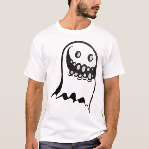 T-shirt Dessin de sourire d'Halloween aux mâchoires de fan