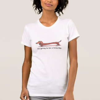 T-shirt dessin de teckel