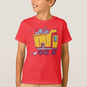 T-shirt Dessin de véhicule de camion de vidange - Inspiré