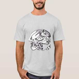 T-shirt Dessin d'encre à trois aspects (pour les couleurs 