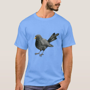 T-shirt Dessin d'encre de Blackbird