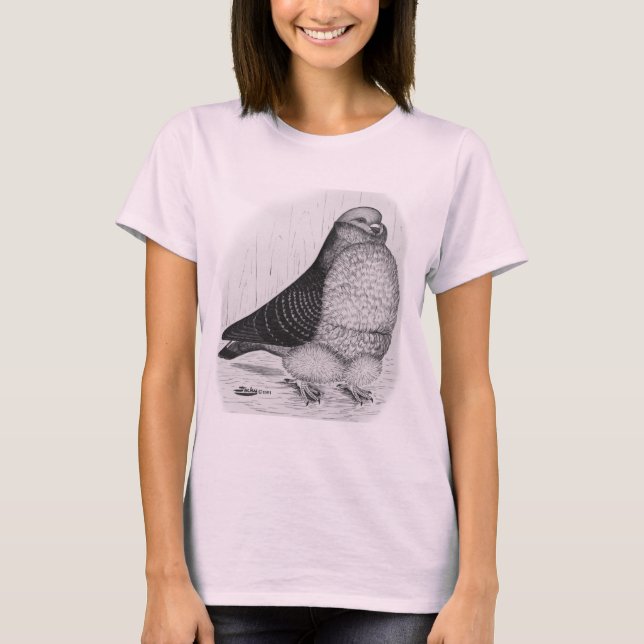 T-shirt Dessin d'encre de chou chinois (Devant)