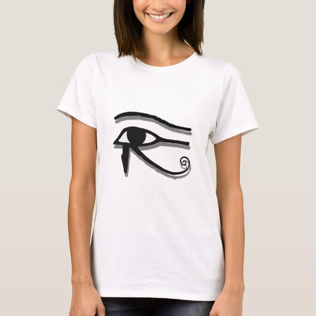 T-shirt Dessin D'Encre Symbole Égyptien Oeil De Horus (Devant)