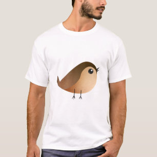 T-shirt Dessin d'Oiseau de Bruant