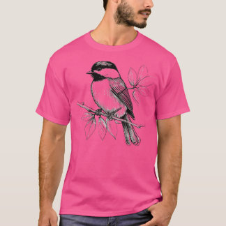 T-shirt Dessin d'oiseau-pousse