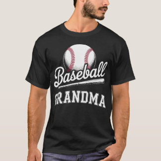 T-shirt Dessin drôle de grand-mère de baseball pour grand-
