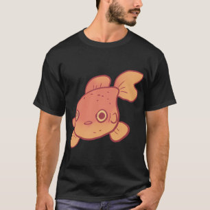 T-shirt Dessin drôle de poisson rouge