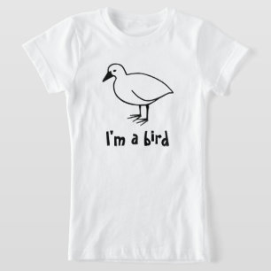 T-Shirt Dessin drôle d'un oiseau Je suis un oiseau