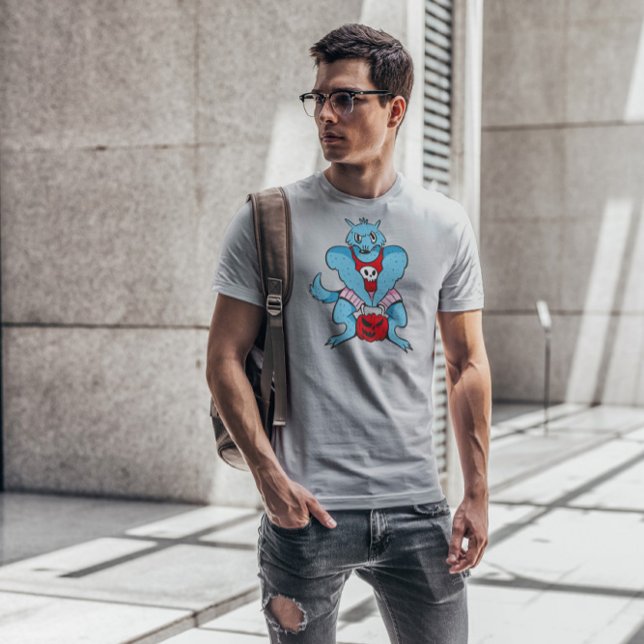 T-shirt Dessin du Citrouille de levage Werewolf (Créateur téléchargé)