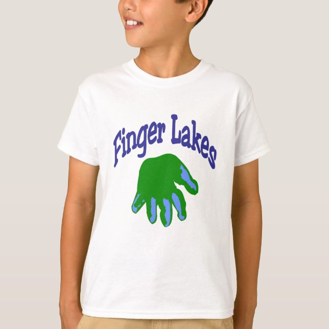 T-shirt Dessin du lac Finger (Devant)