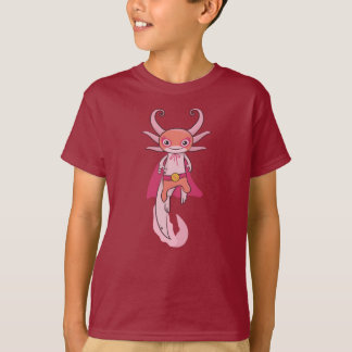 T-shirt Dessin du lutteur mexicain Axolotl Luchador T