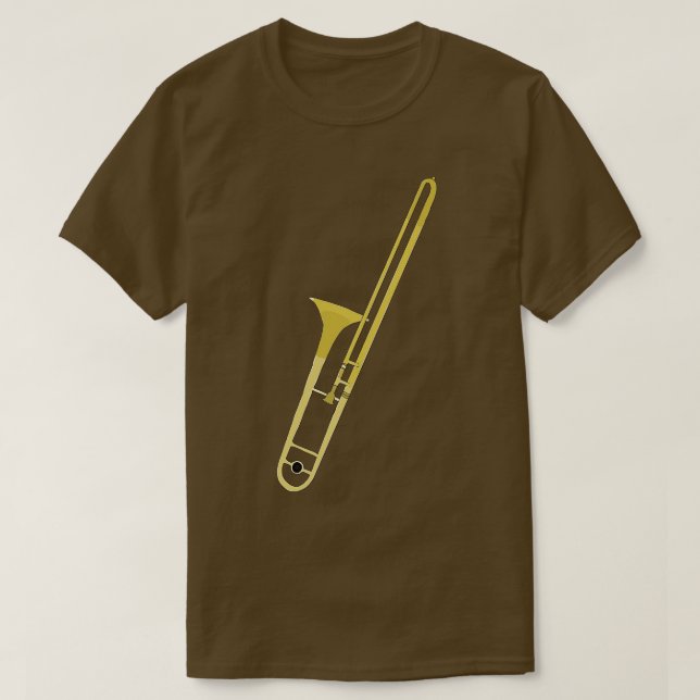 T-shirt Dessin d'un Trombone (Design devant)