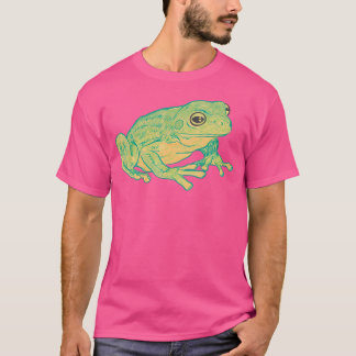 T-shirt Dessin D'Une Grenouille D'Arbre Vert Douce Image R