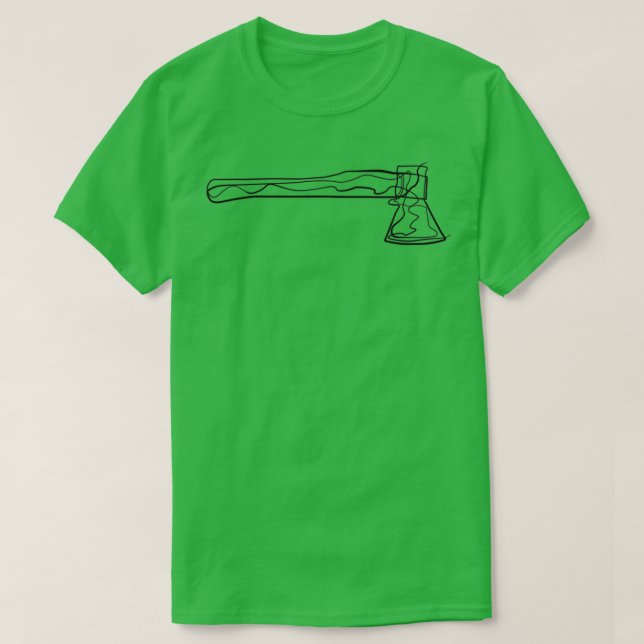 T-shirt Dessin d'une ligne (Design devant)
