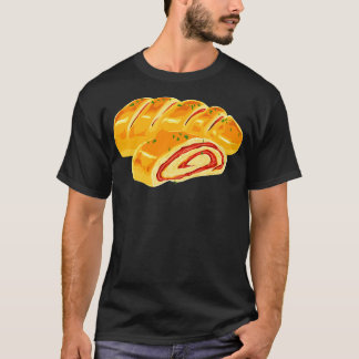 T-shirt Dessin d'une pizza Stromboli