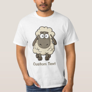 T-shirt Dessin en mouton beige